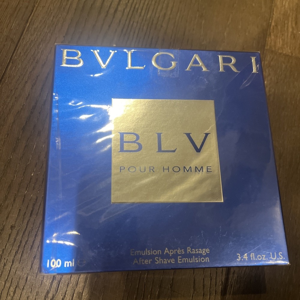 BVLGARI BLV POUR HOMME AFTER SHAVE EMULSION Apres Rasage FOR MEN - 3.4 OZ/100 ML